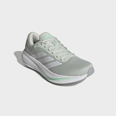 Laufschuh ADIDAS PERFORMANCE "RESPONSE RUNNER 2", Damen, Gr. 38, grün (linen grün, silber metallic, pulse mint), Synthetik, Textil, Schuhe Laufschuh