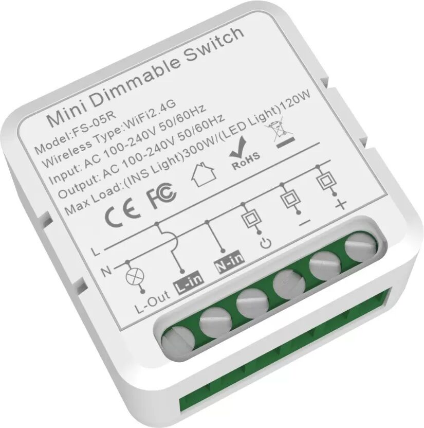 INF Smart WiFi Schaltmodul mit 433MHz Fernbedienung & Sprachsteuerung