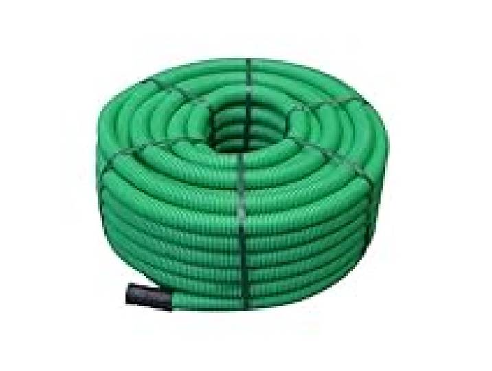 Jardibric - Gaine Télécom Verte Ø50 mm 25 m - Annelée PEHD - Câble
