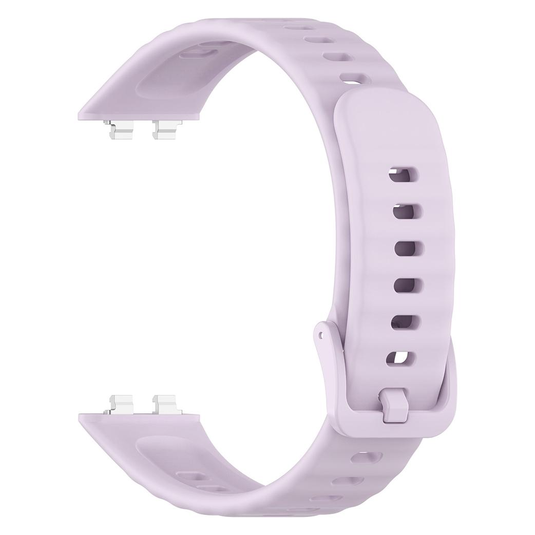 Techsuit - Watchband (W082) - Huawei Band 11 / Band 11 Pro - Lavender (Silicone) (68332352)