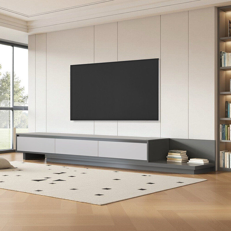 Brayden Studio TV Stand for TVs up to 75" Grey 75"