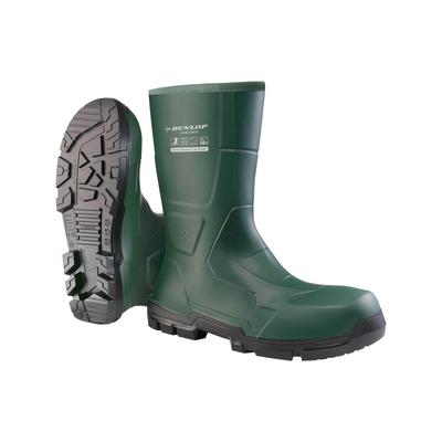 Gummistiefel DUNLOP "Acifort JobGUARD kurz", Mädchen, Gr. 43, grün, Obermaterial: 100% PVC PVC., Schuhe Gummistiefel