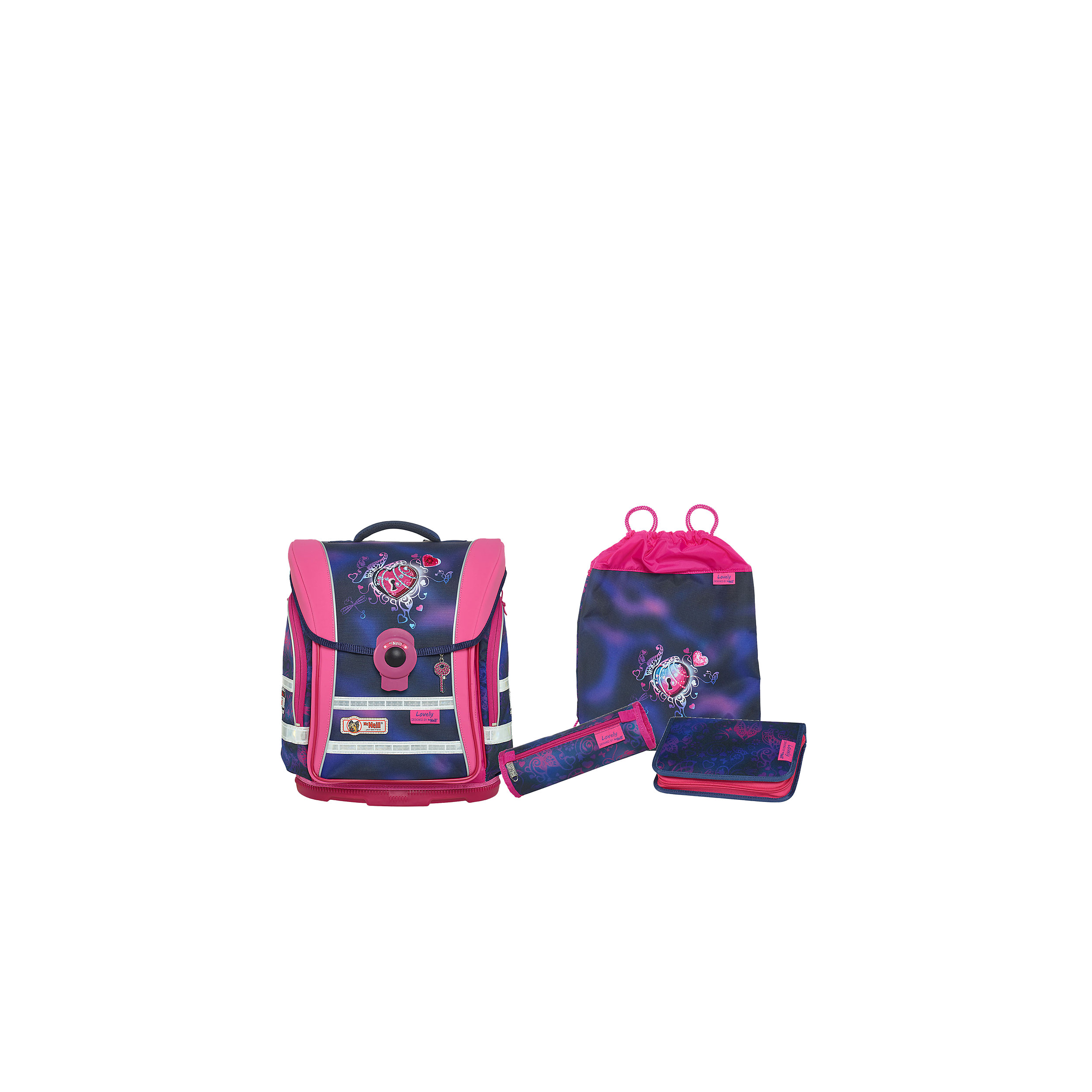 McNeill Ergo Light Compact flex Schulranzen-Set 4tlg. 38 cm