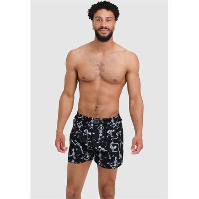 Boxershorts LOUSY LIVIN "2Pack Boxershorts Sheep & Yoga", Herren, Gr. S, blau, 100% Baumwolle, Unterhosen, mit lockerem Schnitt