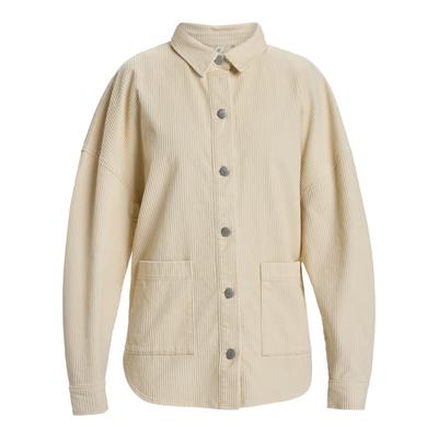 Langarmshirt ROXY "Kick Back", Damen, Gr. XL, parchment, Obermaterial: 100% Baumwolle., Shirts Langarmshirt