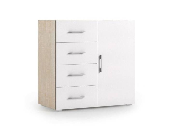 Buffet en bois blanc 90x41x87h cm