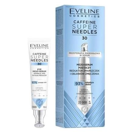 Eveline Caffeine Super Needles 30 Eye Serum Reducing Wrinkles And Signs Of Fatigue 15ml (Augenpflege Serum, 15 ml, Tag + Nacht) (58321695)