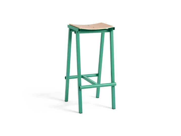 HAY - Taburete 8 Barhocker, hoch, Eiche natur / soft jade