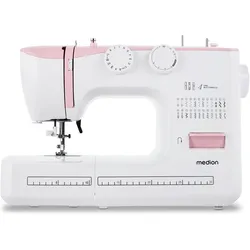Medion Life SM60, Nähmaschine, Weiss, Rosa