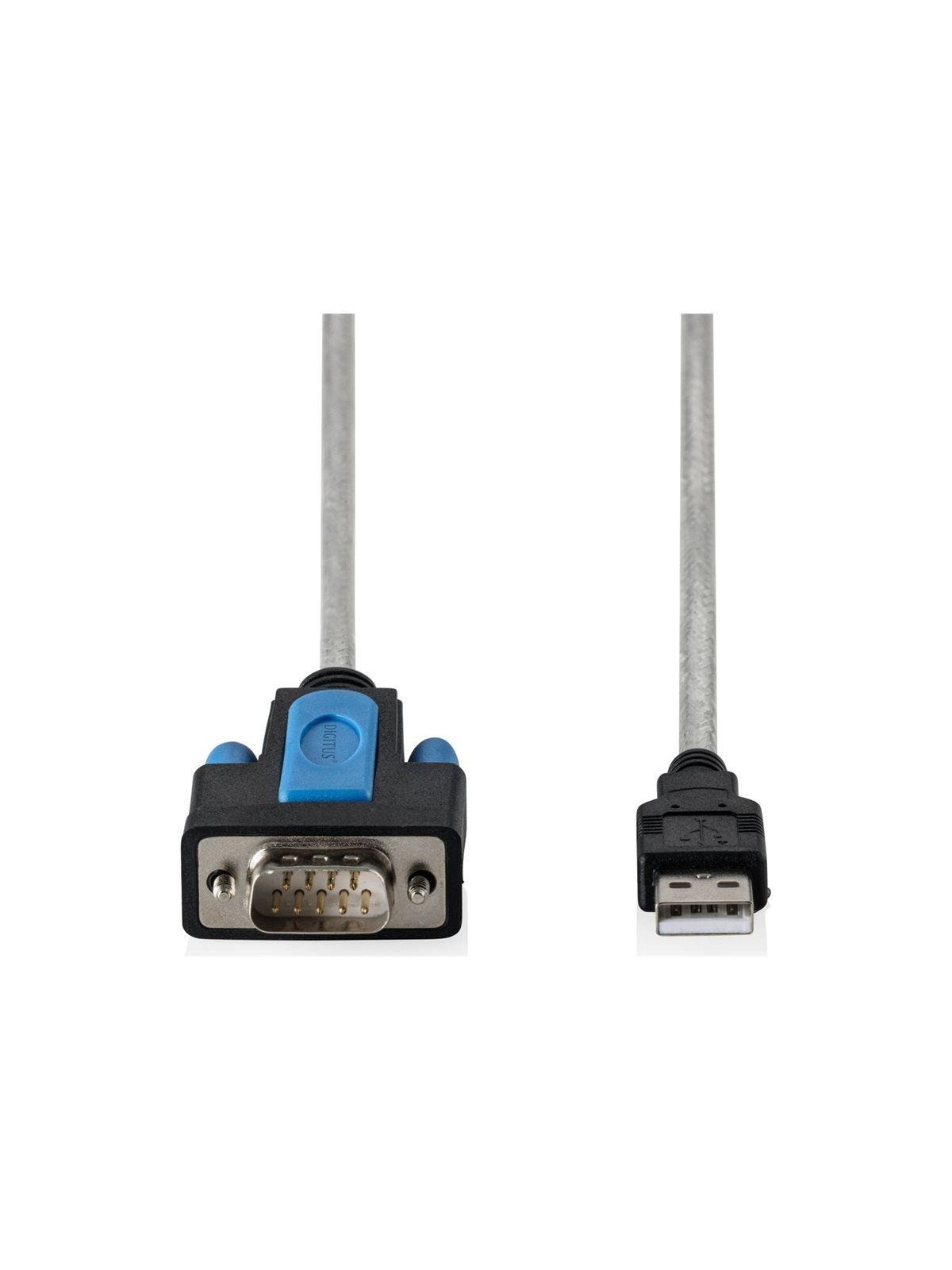 DIGITUS serial console cable - clear - Grau