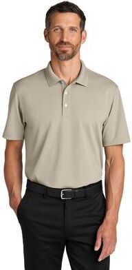 Port Authority K845 Dry Zone Stain-Release Grid Polo Shirt in Sahara size 2XL   Polyester