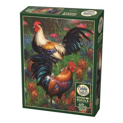 COBBLE HILL PUZZLES - Hähne 1000 Teile