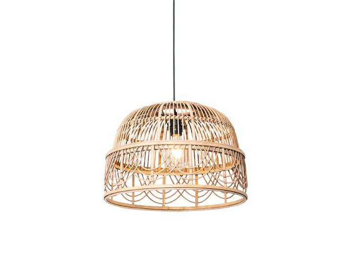 Suspension orientale en rotin 49 cm - Michelle