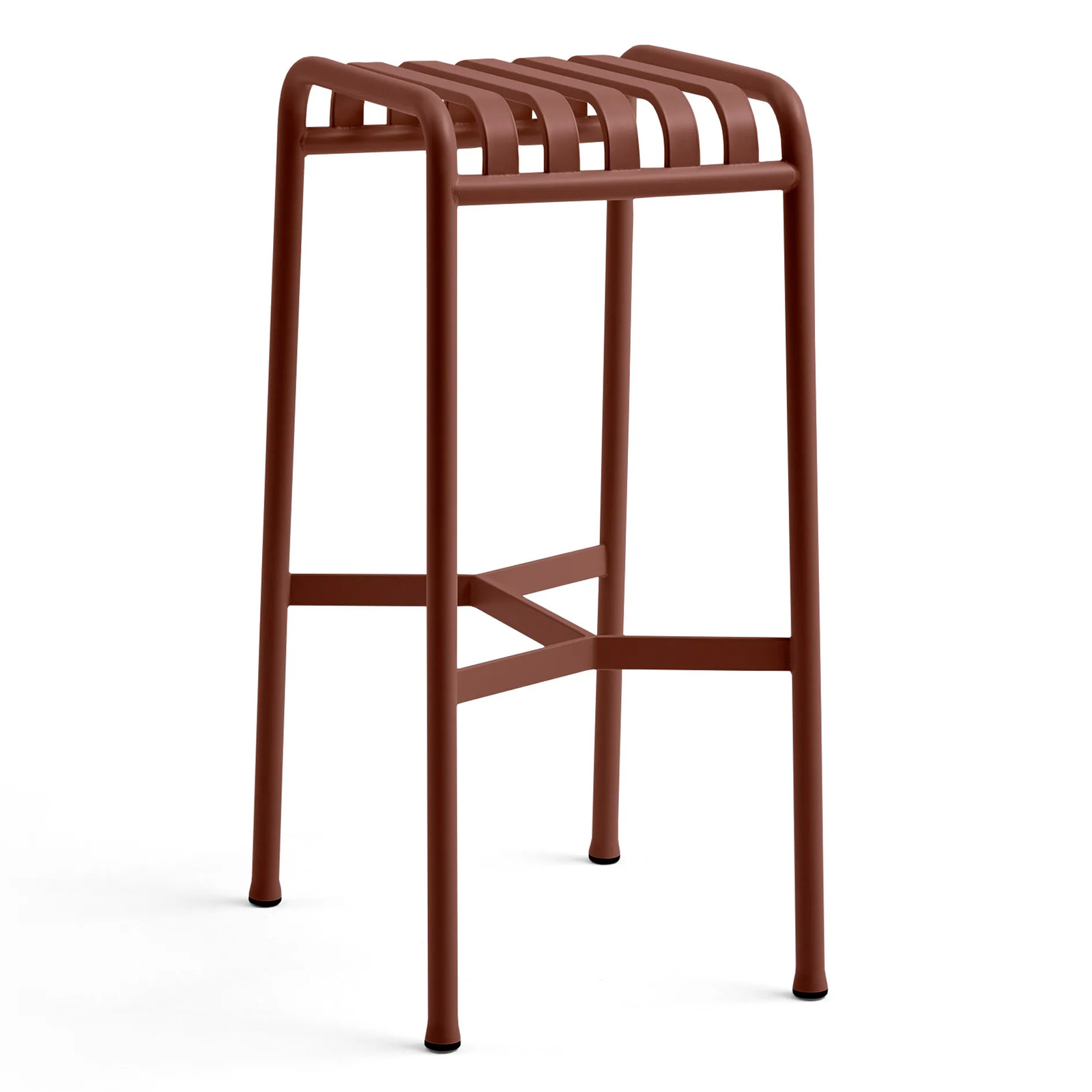 HAY Palissade barkruk Iron red