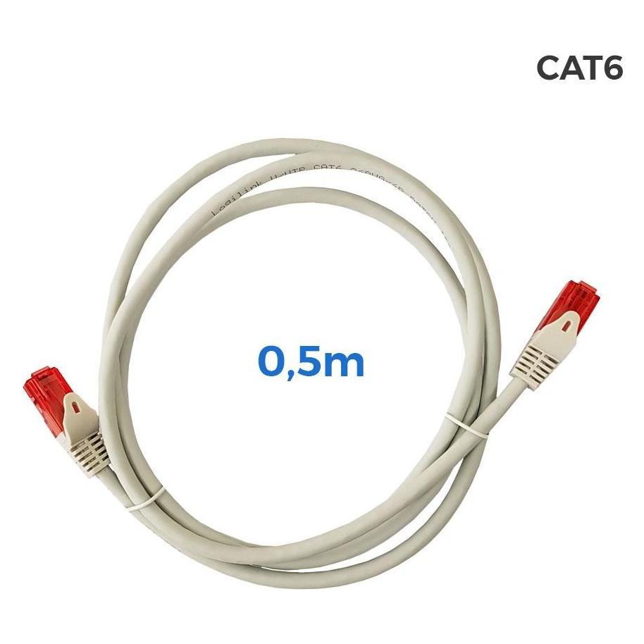 EDM Utp wire cat. 6 cooper lszh rj45 grey 0,5m (UTP, CAT6, 0.50 m) (49437482)