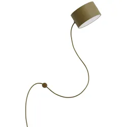 Muuto Post LED Wandleuchte, brown green