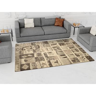 OCI DIE TEPPICHMARKE "AWARD SUNTALI" rechteckig 10 mm Höhe handgeknüpft, echter Design Teppich aus Nepal. 100% Naturfaser