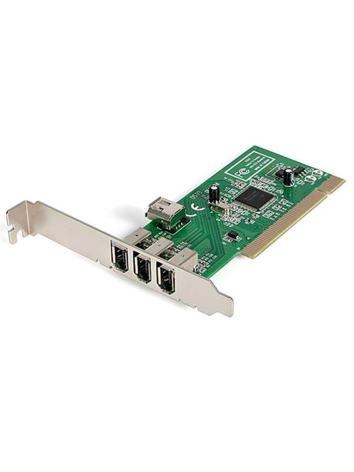 StarTech.com 4 Port PCI 1394a FireWire Adapter Card - 3 External 1 Internal - FireWire Adapter