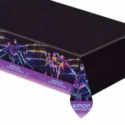 K-Pop Demon Hunters: Kunststoff-Tischdecke – 120 x 180 cm