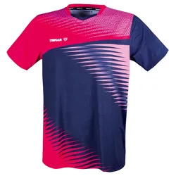 Tibhar Shirt AZUR pink/dunkelblau M - M