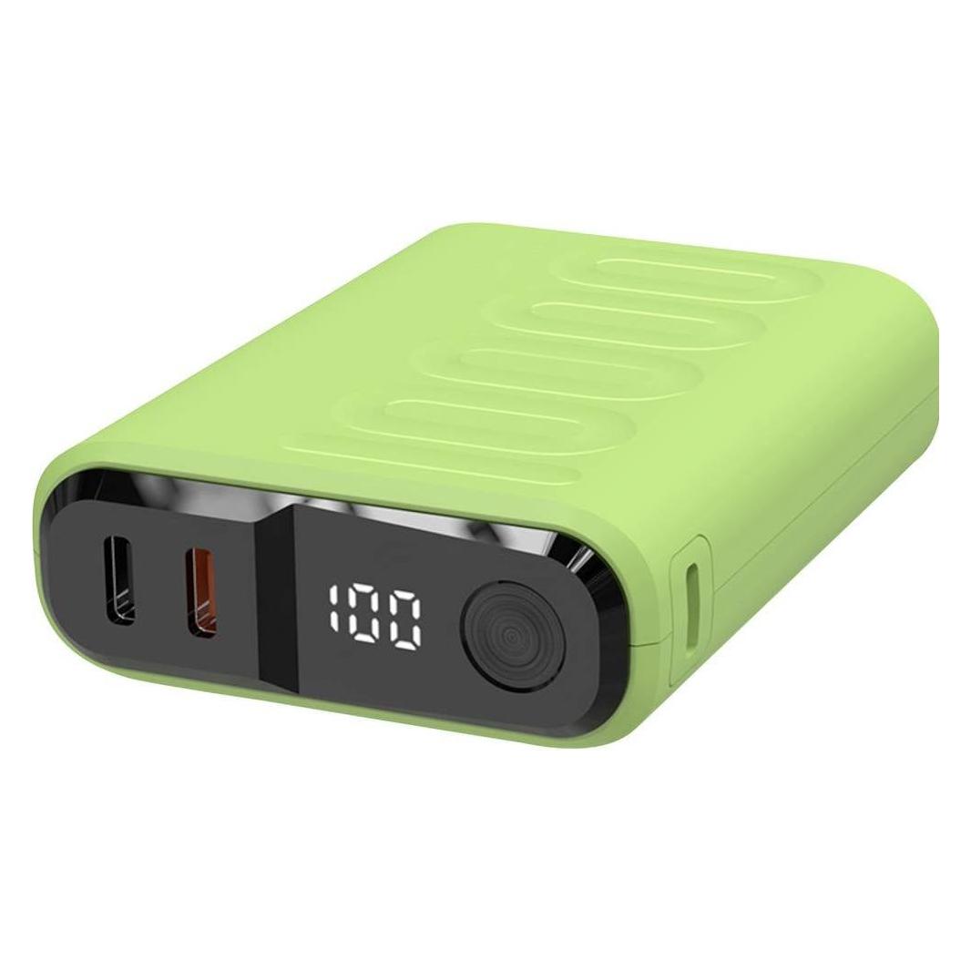 RealPower Powerbank PB-10000C PD+,3xType-C,hellgrün (10000 mAh) (458438)