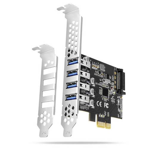 AXAGON PCEU-43RS 4 Port USB 3.2 Gen 1 Controllerkarte PCIe