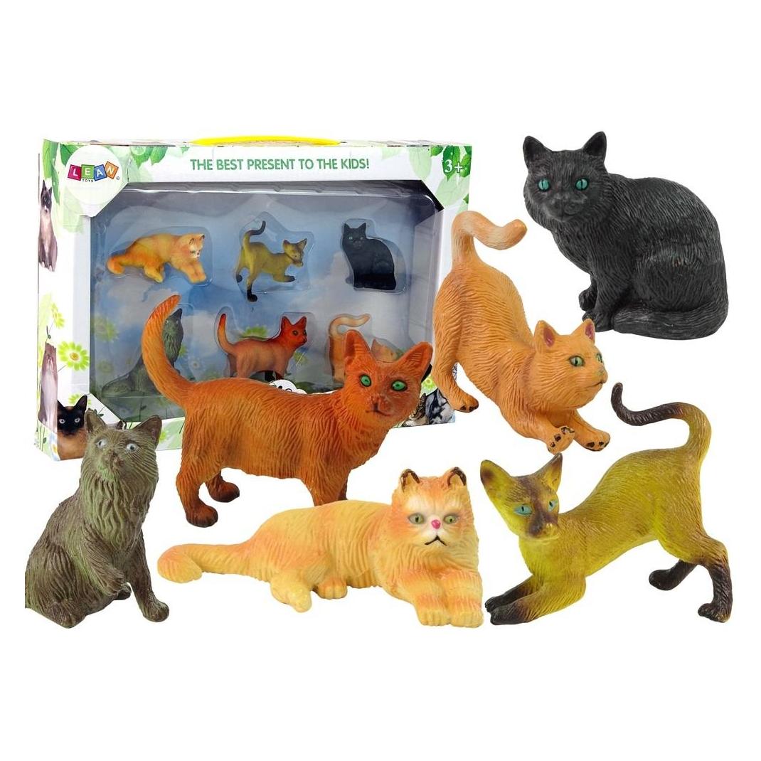 Lean Toys Ein Set reinrassiger Katzenfiguren (49673271)