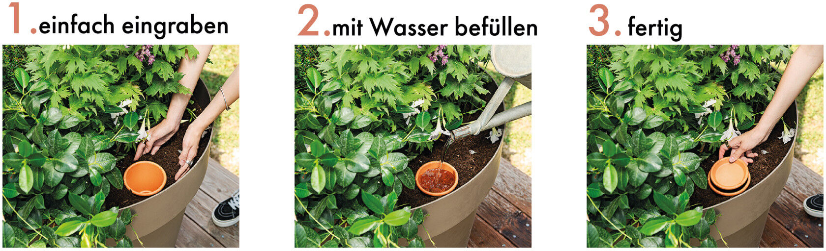 Deroma Bewässerungskegel Aquado Ø 12 cm