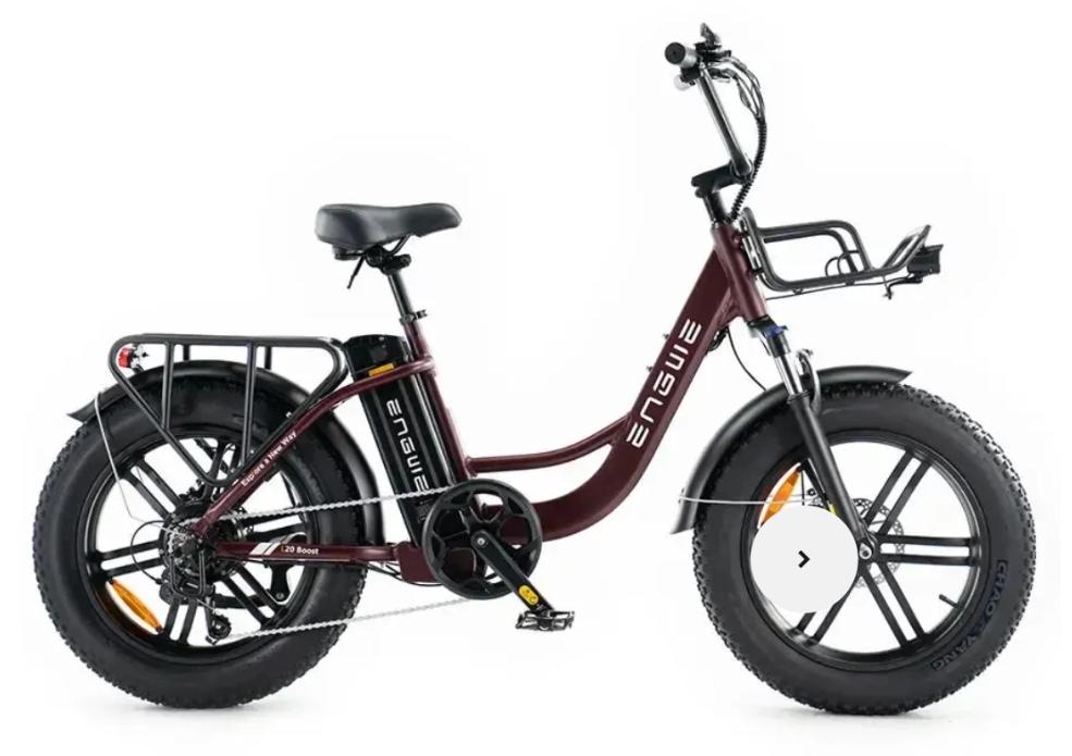 ENGWE L20 Boost E-Bike 20 Zoll, 250 W, 624 Wh Akku, 75 Nm Boost, Rot