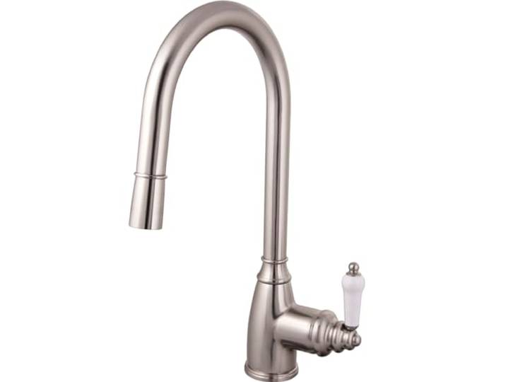 Essebagno Ascott mitigeur évier à douchette extractible façon inox