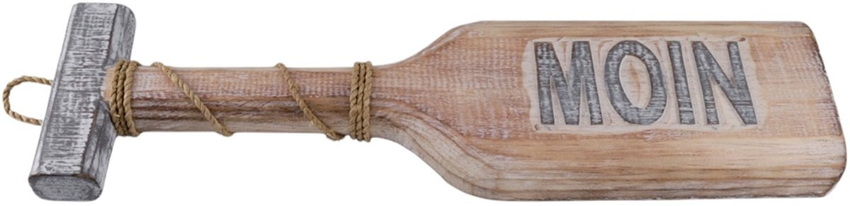 MOIN Peddel Kari tafeldecoratie natural/grijs 10x40 cm