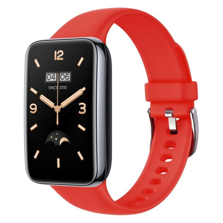 Fixed Silikongurt für Xiaomi Mi Smart Band 7 Pro, rot (Silikon) (FIXSSTB-1056-RD)