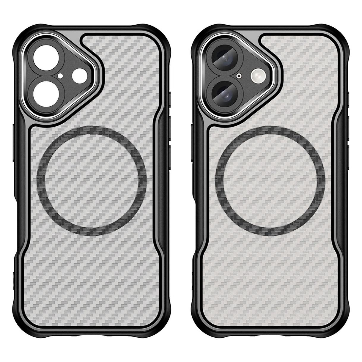 Hurtel Leading Series MagSafe Silicone Case for iPhone 16 Plus - Black (Apple iPhone 16 Plus) (52378724)