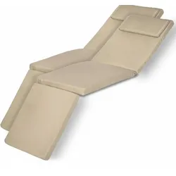 DECKCHAIRAUFLAGE Loftlux DC 175x45x5cm Natur (2tlg)