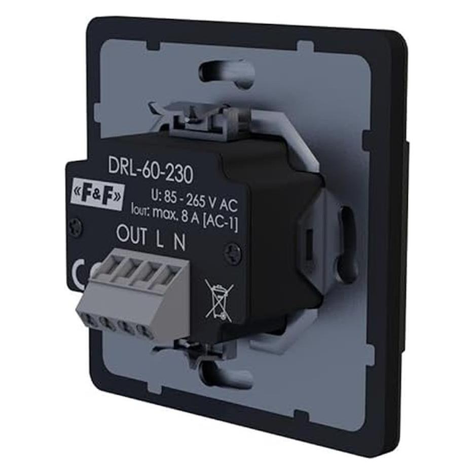 No Name Laser-Abstandssensor DRL-60-230 für?60 Box-Bewegungsmelder zur Lichtsteuerung an Treppen und Flure (2 m) (FiF-DRL-60-230)