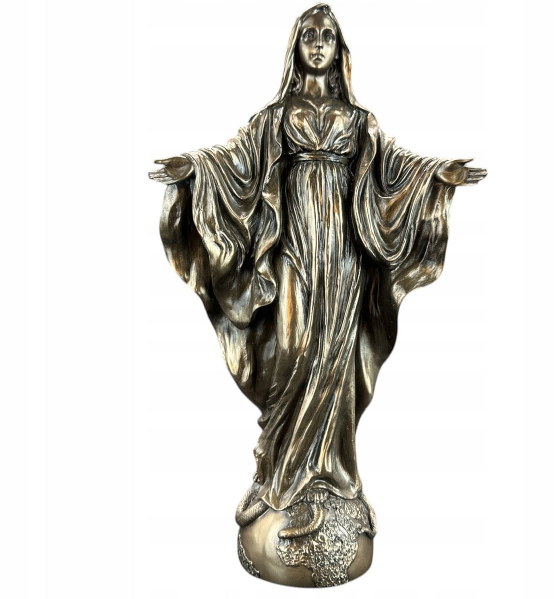 Veronese Maria Figuur - Bronskleurig, handbeschilderd