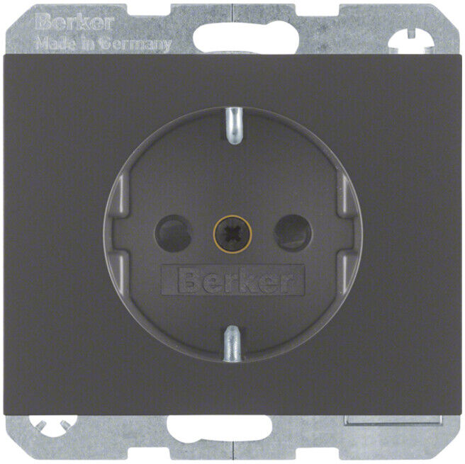 Berker Prise SCHUKO anthracite mat, laquée 47357006 (47357006)