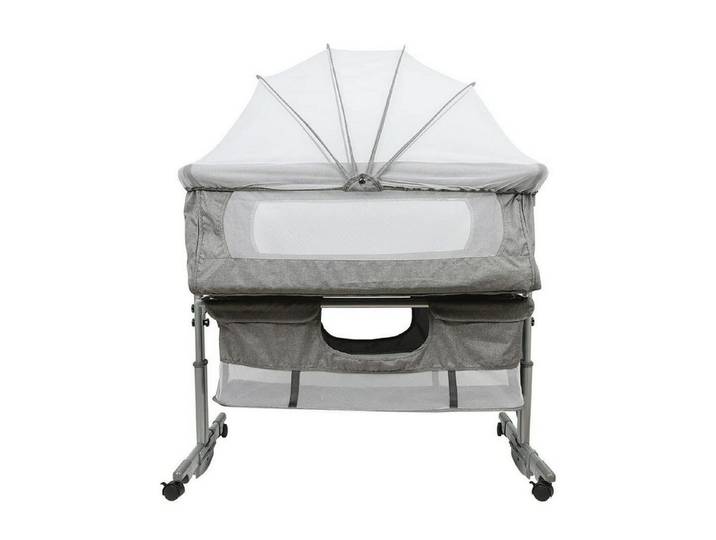 LuxusKollektion Kinderbett Beistellbett Baby 3in1 mit Korb