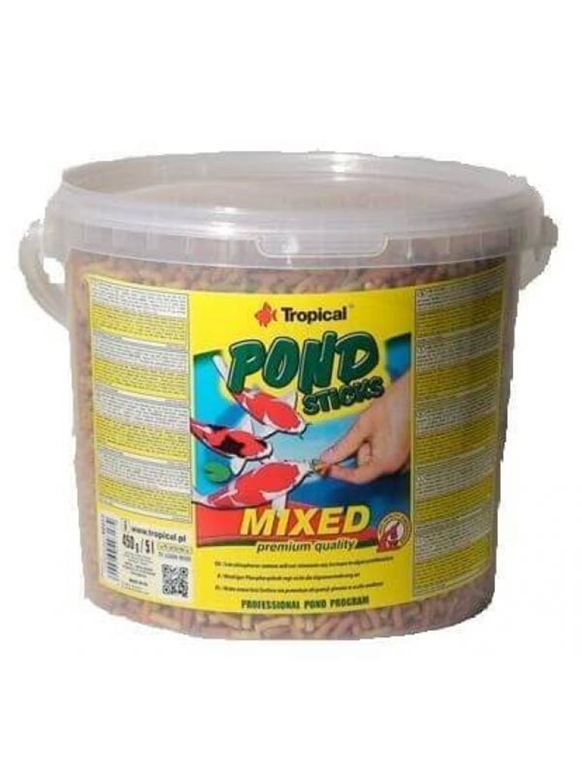 Tropical Koi & Goldfisch Sticks MIXED 11 L./900 g. Eimer