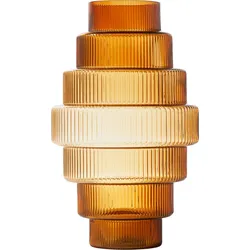 Steps Vase 65 cm, bernsteinfarben
