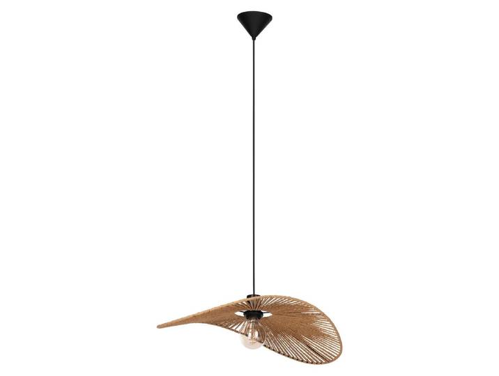 Eglo Suspension Siruela noir naturel 56 x 40 x 110 cm E27