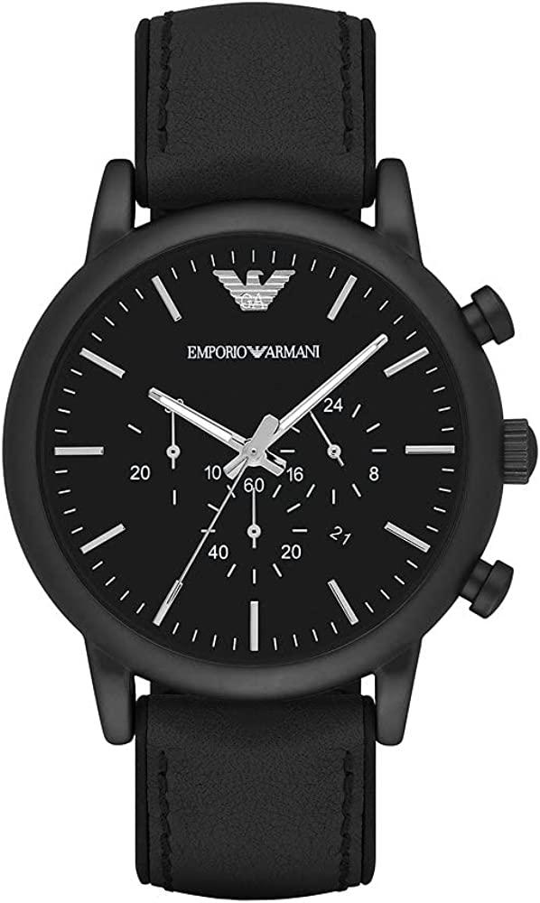 Emporio Armani Luigi Herrenuhr schwarz AR1970