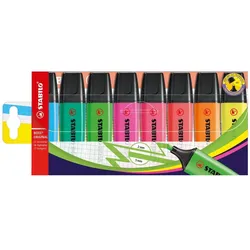 STABILO BOSS ORIGINAL Textmarker farbsortiert - 8 Stück