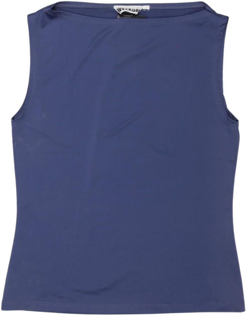 Weekday Damen Top, Marineblau, Gr. XS, kein / Etikett - Second Hand