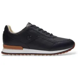Timberland für Herren. TB0A2MP3EP11 Scout Heights Leder-Sneaker Marineblau (40), Wohnung, Schnürsenkel, Lässig