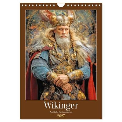 Wikinger - Nordische Fantasiemotive (Wandkalender 2027 DIN A4 hoch), CALVENDO Monatskalender