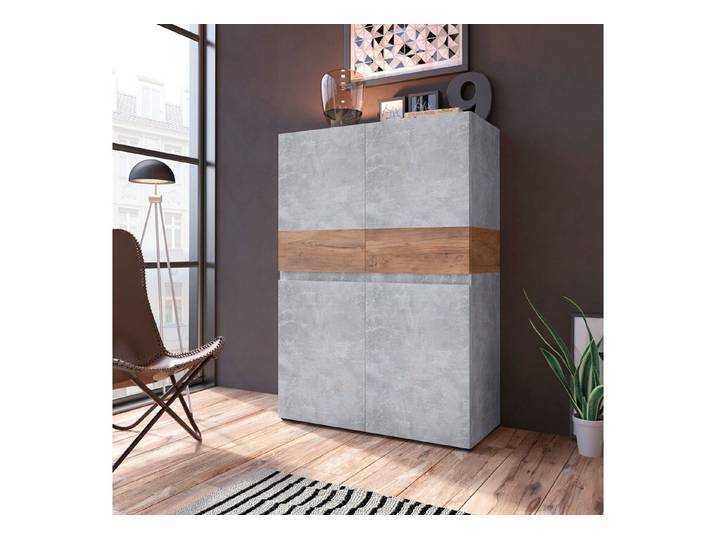 Home affaire Highboard Rimini, Höhe 129 cm