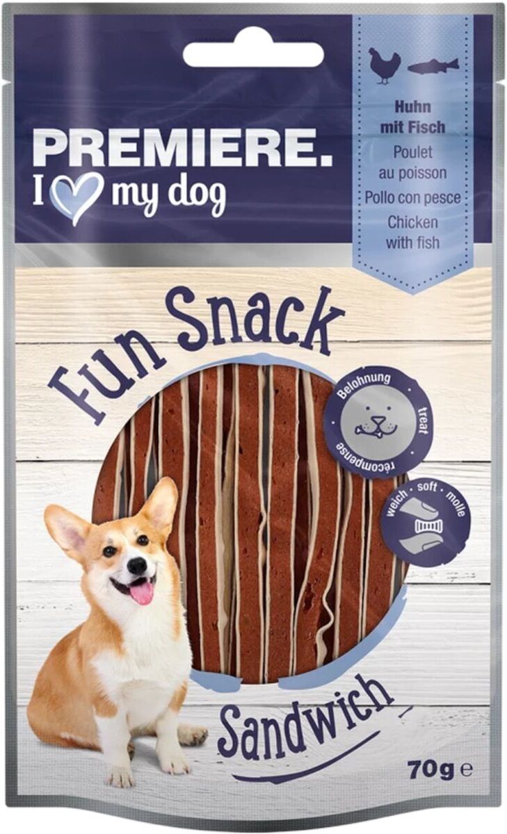 Premiere Dog Fun Snack Sandwich 70G POLLO CON PESCE