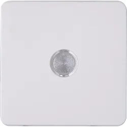 Kopp 331113004 HK02 - Flächenwippe mit Linse, Farbe: arktisweiß