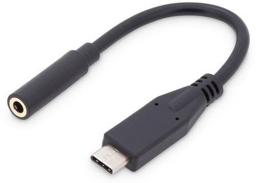 Digitus Audio Adapterkabel [1x USB-C Stecker - 1x Klinkenbuchse 3.5 mm] AK-300321-002-S 20.00 cm Flexibel